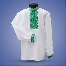 Embroidered shirt for boy "Frost Morning"